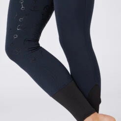 Reithose Mit Vollbesatz Mit Hohem Bund Und Silikon Gebissdruck -Reiter's Paradies CP3630 DB 4