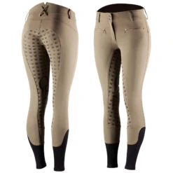 Damen Reithose Mit Silikonvollbesatz Und Hohem Bund -Reiter's Paradies CP3652 BR 1