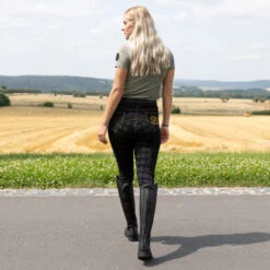 Reithose Mit Vollbesatz In Jeansoptik Für Damen -Reiter's Paradies CP3680 BL 7
