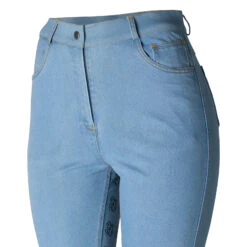 Reithose Mit Vollbesatz In Jeansoptik Für Damen -Reiter's Paradies CP3680 LB 4