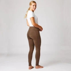 Reitleggings Für Damen Mit Silikonvollbesatz Und Handytaschen -Reiter's Paradies CP3695 BDBR 2
