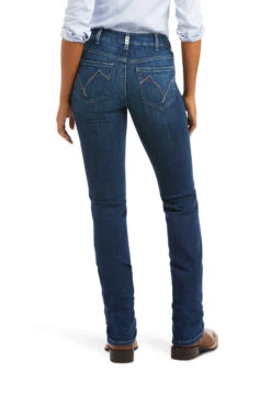 Ariat Real PR Abby Straight Reithose Mit Vollbesatz In Jeansoptik Für Damen