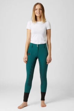 Horze Vollbesatzreithose Mit Hohem Bund Und Handytasche -Reiter's Paradies cp3591 fdgr 03