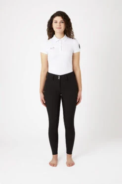 Horze Thermo Softshellreithose Für Damen Mit Hohem Bund Und Kristallen -Reiter's Paradies cp3592 bl 03