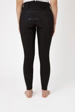 Horze Thermo Softshellreithose Für Damen Mit Hohem Bund Und Kristallen -Reiter's Paradies cp3592 bl 04