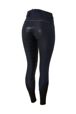Horze Thermo Softshellreithose Für Damen Mit Hohem Bund Und Kristallen -Reiter's Paradies cp3592 db 01