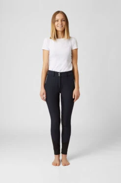 Horze Thermo Softshellreithose Für Damen Mit Hohem Bund Und Kristallen -Reiter's Paradies cp3592 db 03