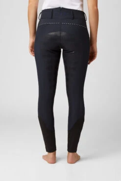 Horze Thermo Softshellreithose Für Damen Mit Hohem Bund Und Kristallen -Reiter's Paradies cp3592 db 04