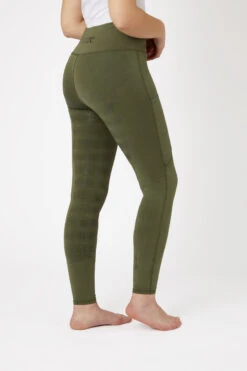 Horze Reitleggings Für Damen Mit Silikonvollbesatz Und Handytasche -Reiter's Paradies cp3593 dgr 02