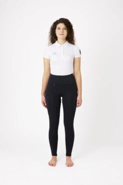 Reitleggings Mit Vollbesatz Für Damen Aus Silikon Mit Hohem Bund -Reiter's Paradies cp3675 bl 03