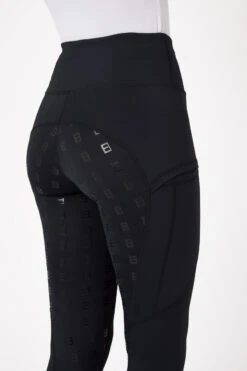 Reitleggings Mit Vollbesatz Für Damen Aus Silikon Mit Hohem Bund -Reiter's Paradies cp3675 bl 05