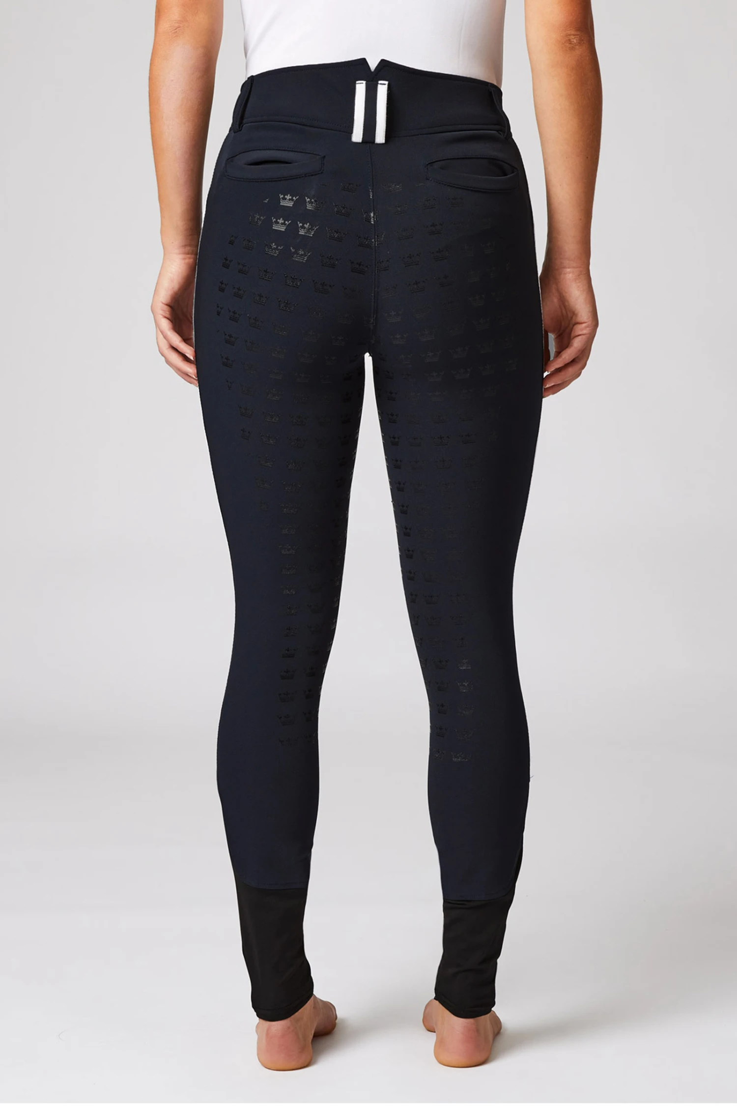 Reithose Mit Vollbesatz Mit Hohem Bund Und Kontrasteinfassung 3 Reithose Mit Vollbesatz Mit Hohem Bund Und Kontrasteinfassung - Image 3