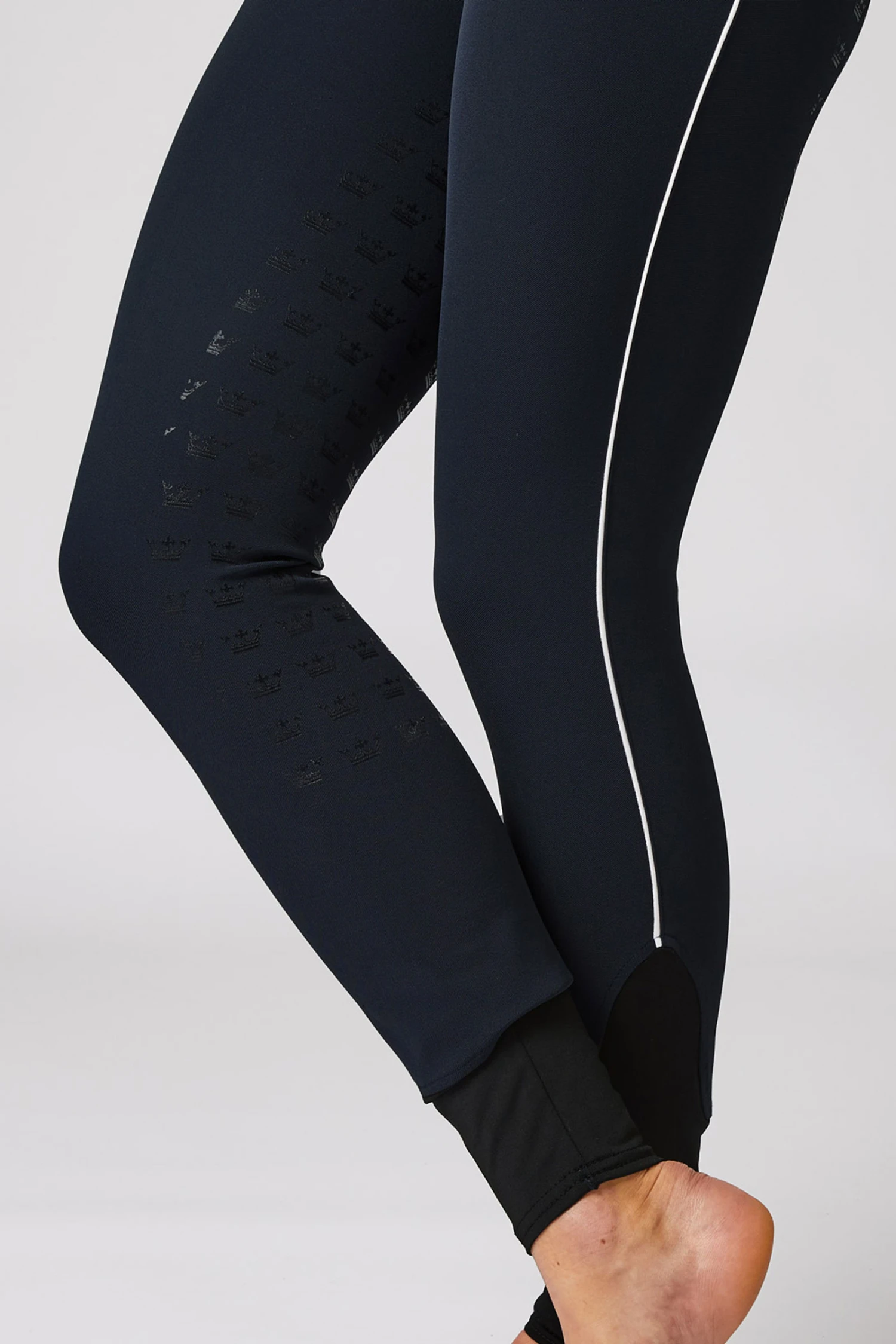 Reithose Mit Vollbesatz Mit Hohem Bund Und Kontrasteinfassung 5 Reithose Mit Vollbesatz Mit Hohem Bund Und Kontrasteinfassung - Image 5