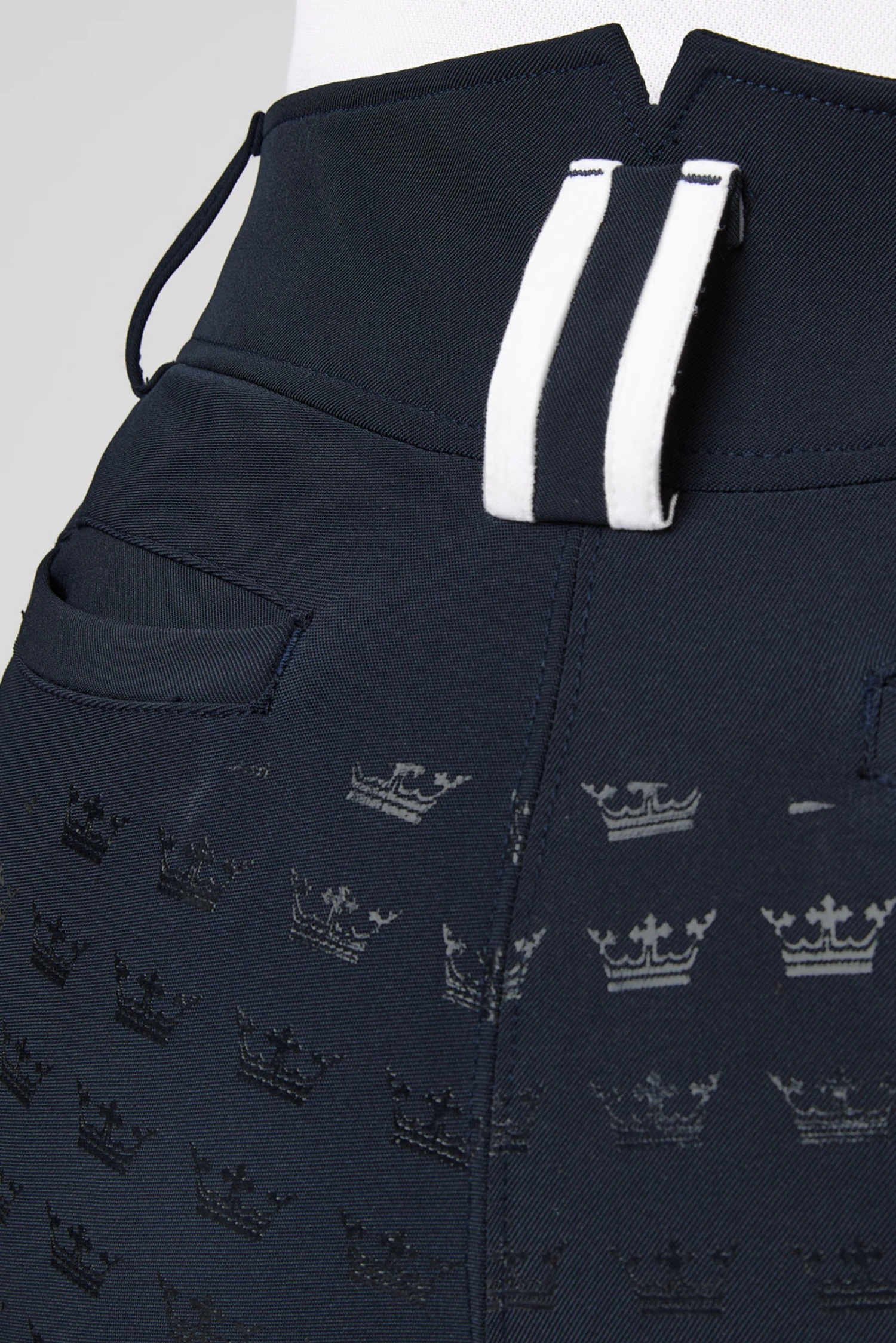 Reithose Mit Vollbesatz Mit Hohem Bund Und Kontrasteinfassung 7 Reithose Mit Vollbesatz Mit Hohem Bund Und Kontrasteinfassung - Image 7