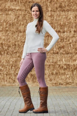 Horze Wasserdichte Damen Country Stiefel Mit Kunstfellfutter -Reiter's Paradies cp3913 br 09